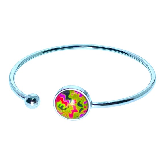 Mossy Blooms Flexi-Cuff Bracelet - Picture 4 of 5